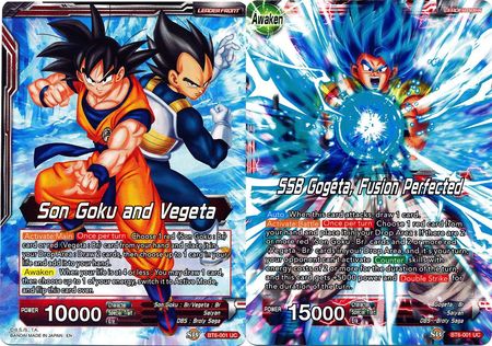 Son Goku and Vegeta // SSB Gogeta, Fusion Perfected [BT6-001] | Black Swamp Games