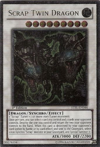 Scrap Twin Dragon [STBL-EN044] Ultimate Rare | Black Swamp Games