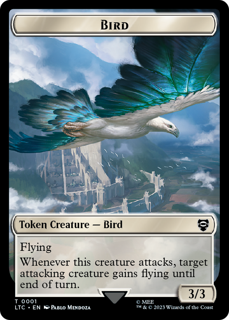 Bird // Goat Token [The Lord of the Rings: Tales of Middle-Earth Commander Tokens] | Black Swamp Games