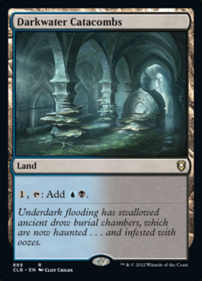 Darkwater Catacombs [Commander Legends: Battle for Baldur's Gate] | Black Swamp Games