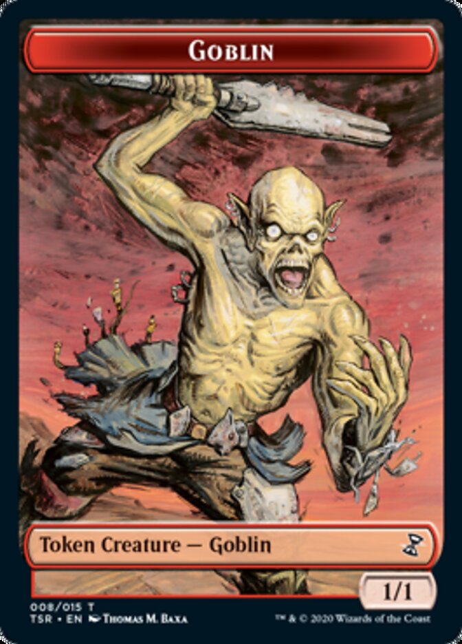 Goblin Token [Time Spiral Remastered Tokens] | Black Swamp Games