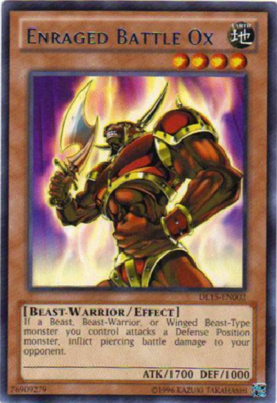 Enraged Battle Ox (Blue) [DL15-EN002] Rare | Black Swamp Games