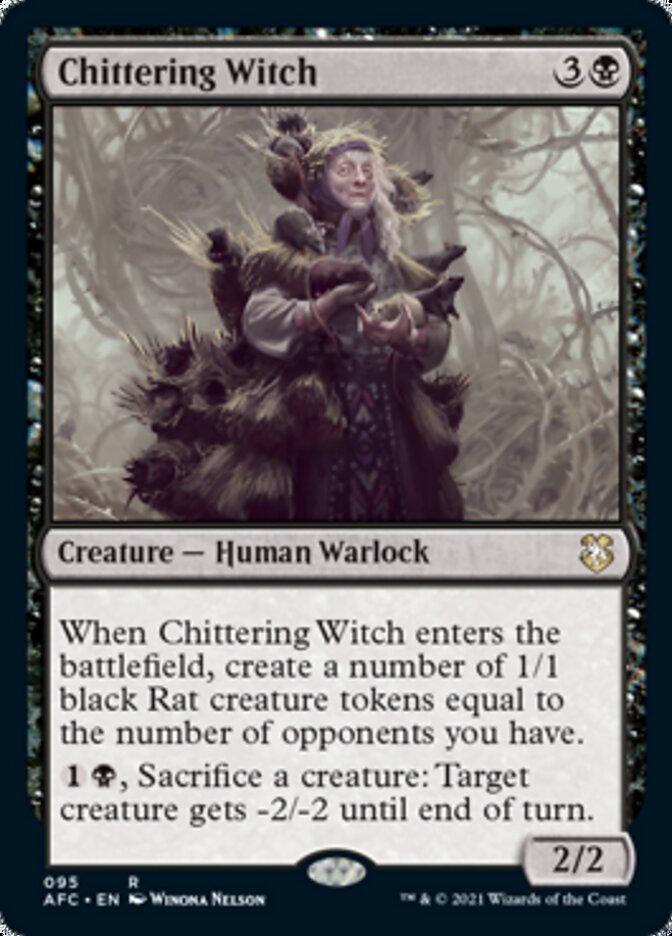 Chittering Witch [Dungeons & Dragons: Adventures in the Forgotten Realms Commander] | Black Swamp Games