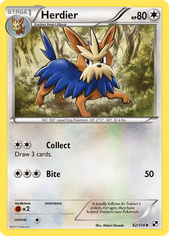 Pokédex Reverse - Black & White Pokémon card 98/114