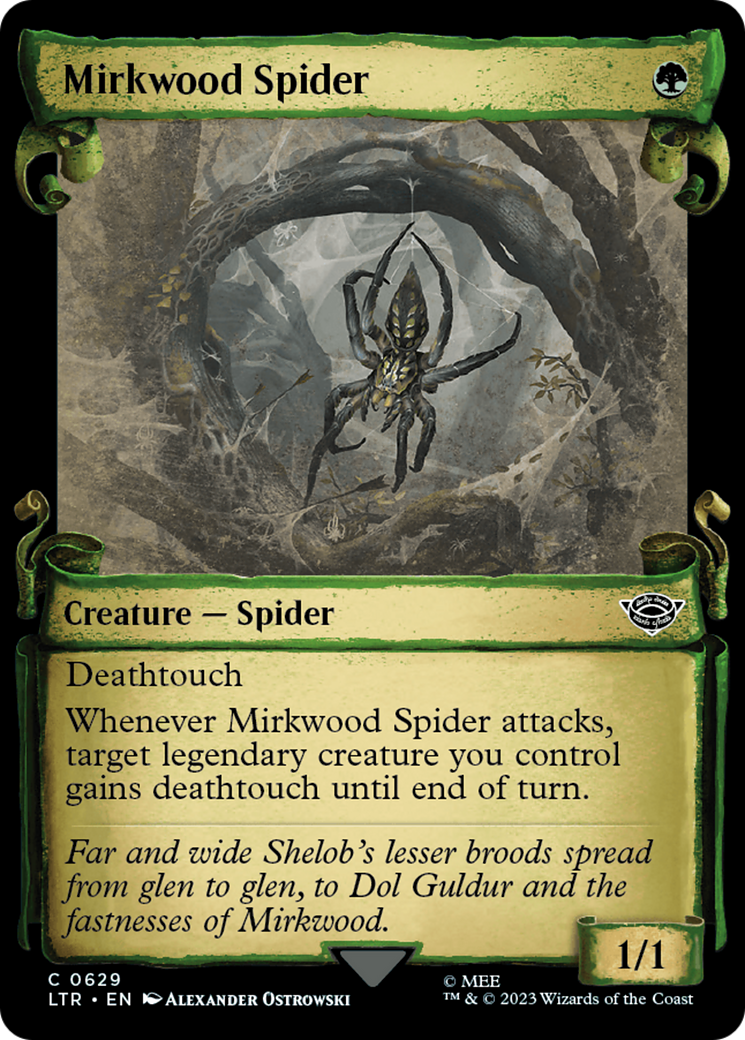 Mirkwood Spider [The Lord of the Rings: Tales of Middle-Earth Showcase Scrolls] | Black Swamp Games