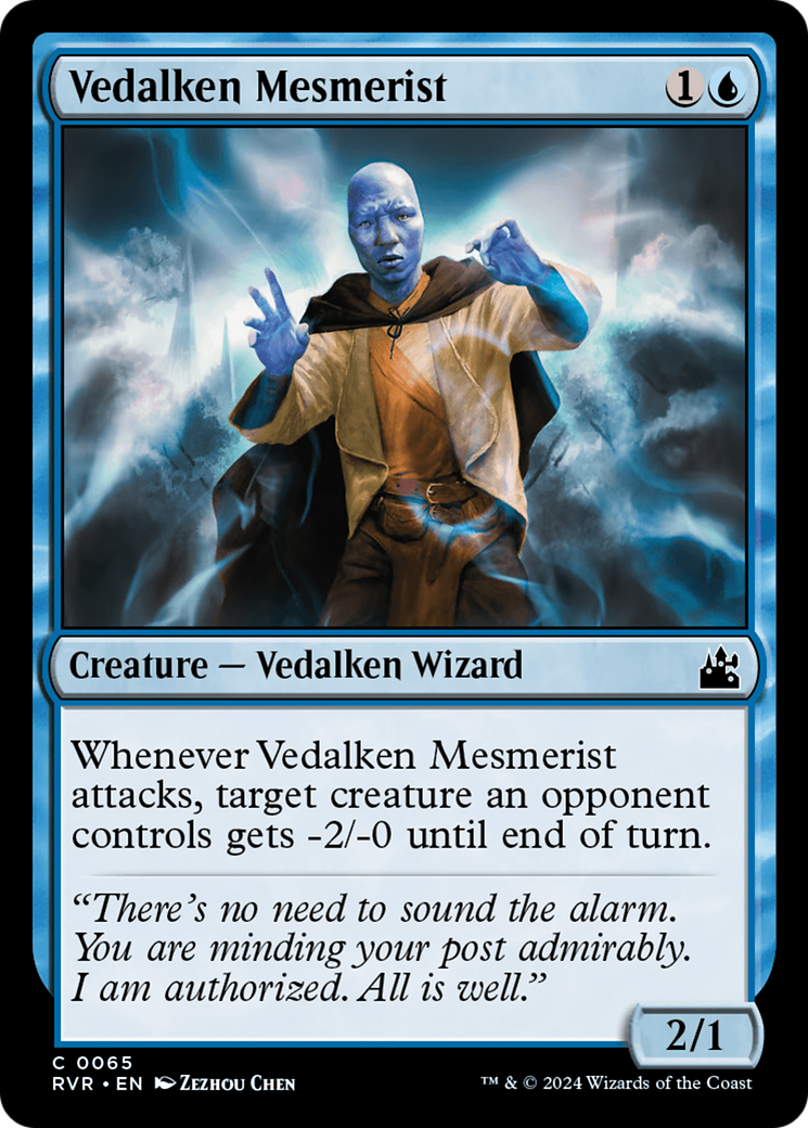 Vedalken Mesmerist [Ravnica Remastered] | Black Swamp Games