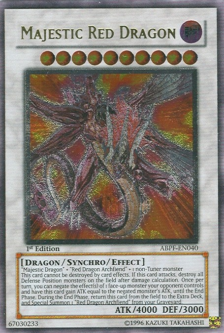 Majestic Red Dragon [ABPF-EN040] Ultimate Rare | Black Swamp Games