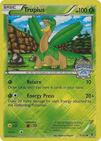 Tropius (5/101) (National Championship Promo) [Black & White: Plasma Blast] | Black Swamp Games