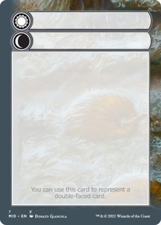 Helper Card (7/9) [Innistrad: Midnight Hunt Tokens] | Black Swamp Games