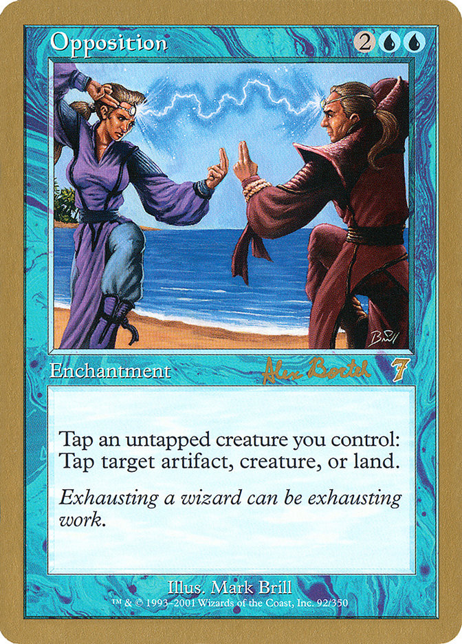 Opposition (Alex Borteh) [World Championship Decks 2001] | Black Swamp Games