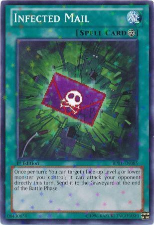 Infected Mail [BP01-EN085] Starfoil Rare | Black Swamp Games
