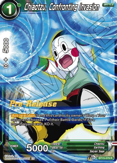 Chiaotzu, Confronting Invasion (BT15-079) [Saiyan Showdown Prerelease Promos] | Black Swamp Games