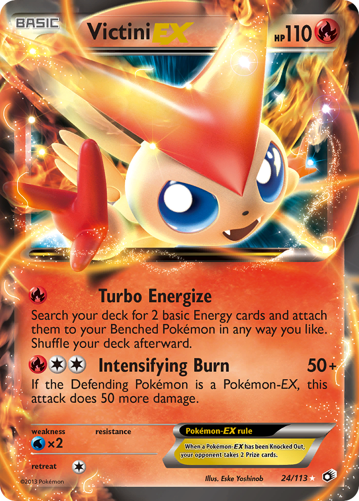 Victini EX (24/113) [Black & White: Legendary Treasures] | Black Swamp Games