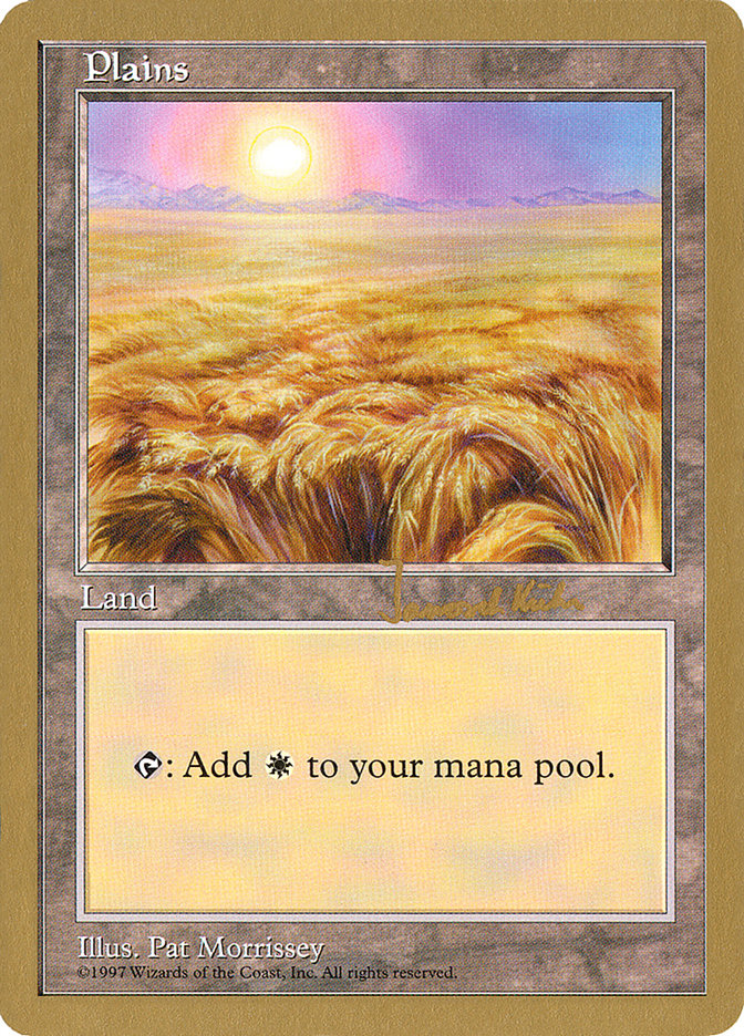 Plains (jk432) (Janosch Kuhn) [World Championship Decks 1997] | Black Swamp Games