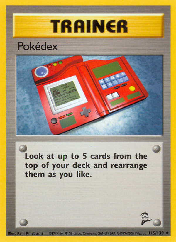 Pokedex (115/130) [Base Set 2] | Black Swamp Games