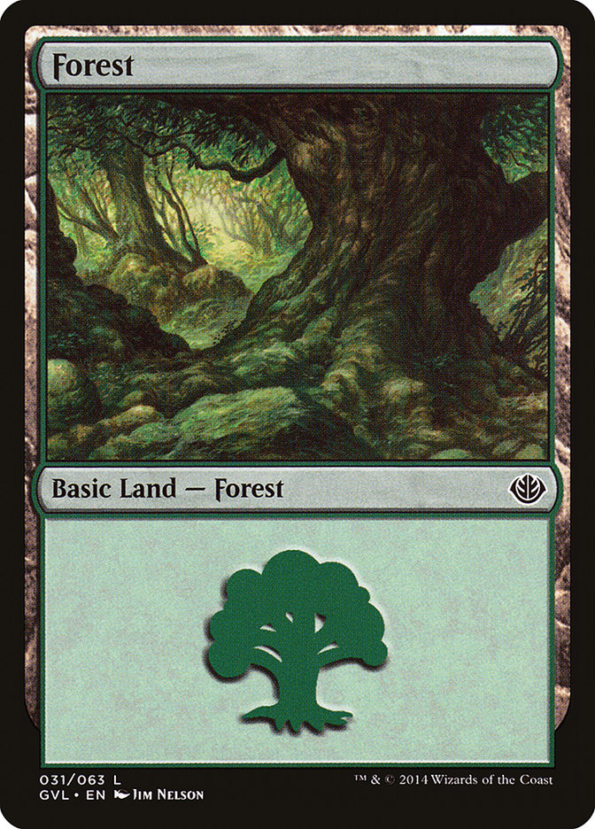 Forest (31) (Garruk vs. Liliana) [Duel Decks Anthology] | Black Swamp Games