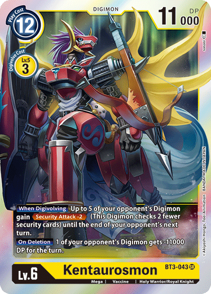 Kentaurosmon [BT3-043] [Release Special Booster Ver.1.0] | Black Swamp Games