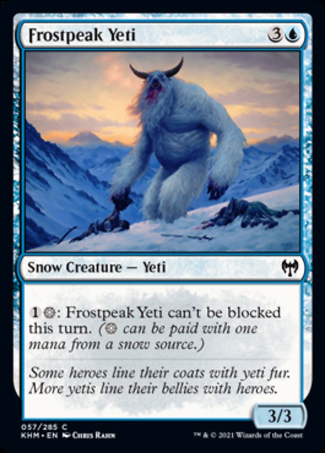 Frostpeak Yeti [Kaldheim] | Black Swamp Games