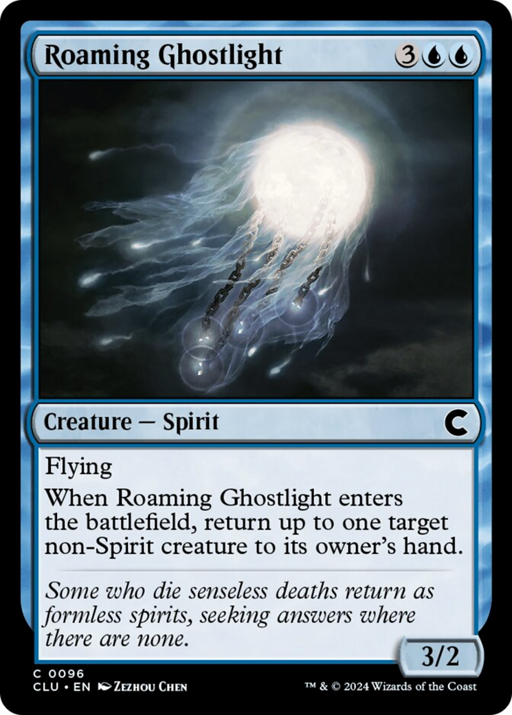 Roaming Ghostlight [Ravnica: Clue Edition] | Black Swamp Games