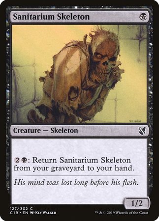 Sanitarium Skeleton [Commander 2019] | Black Swamp Games