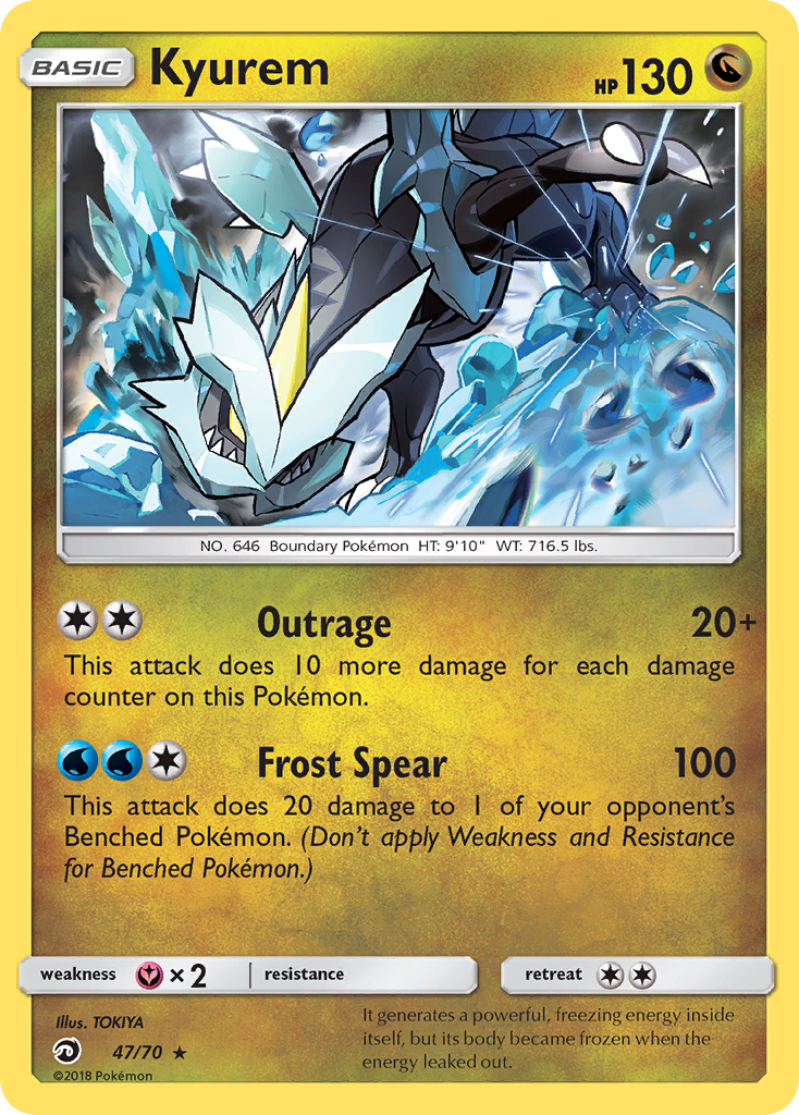 Kyurem (47/70) [Sun & Moon: Dragon Majesty] | Black Swamp Games