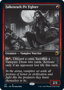 Falkenrath Pit Fighter [Innistrad: Double Feature] | Black Swamp Games