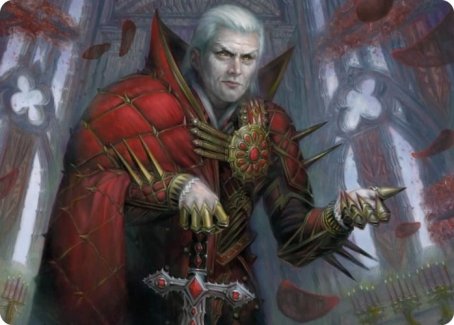 Edgar, Charmed Groom 1 Art Card [Innistrad: Crimson Vow Art Series] | Black Swamp Games