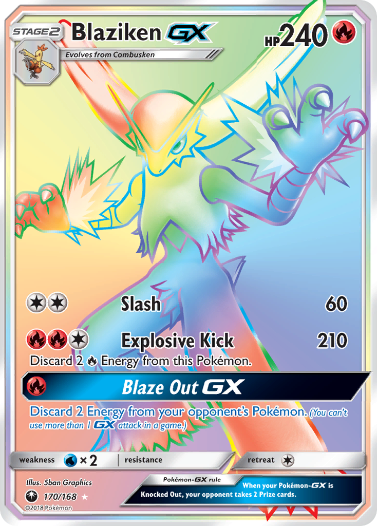 Blaziken GX (170/168) [Sun & Moon: Celestial Storm] | Black Swamp Games