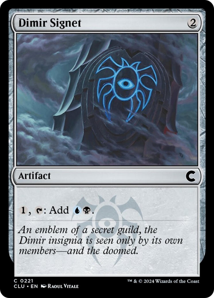 Dimir Signet [Ravnica: Clue Edition] | Black Swamp Games