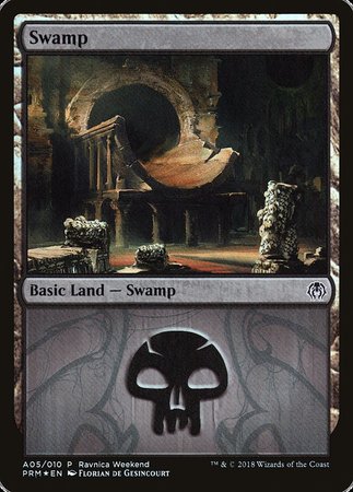 Swamp - Golgari (A05) [GRN Ravnica Weekend] | Black Swamp Games