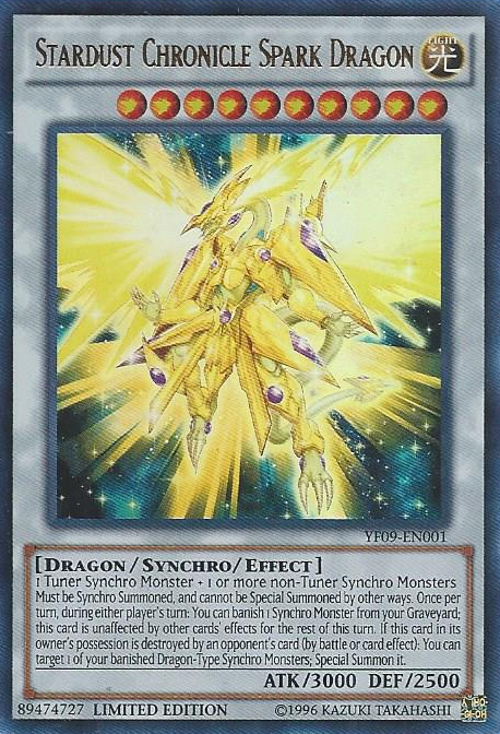 Stardust Chronicle Spark Dragon [YF09-EN001] Ultra Rare | Black Swamp Games