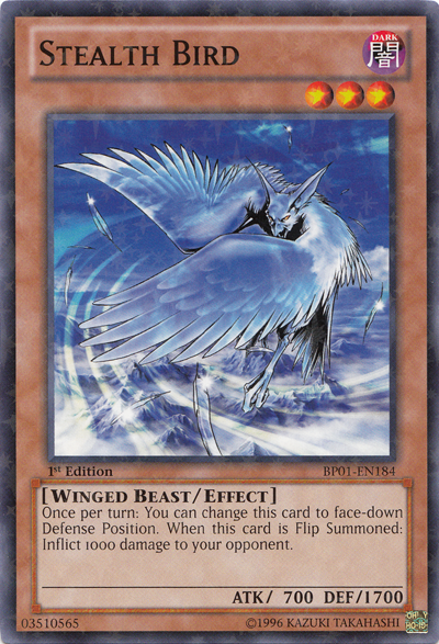 Stealth Bird [BP01-EN184] Starfoil Rare | Black Swamp Games