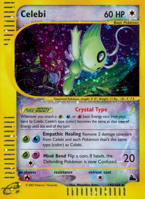 Celebi (145/144) [Skyridge] | Black Swamp Games