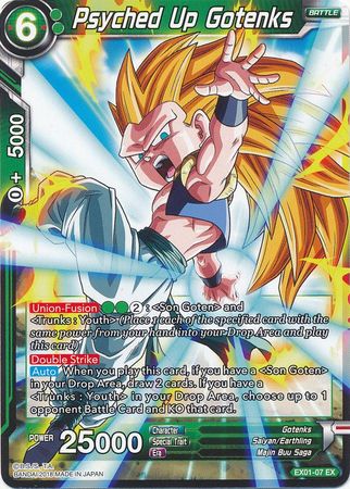 Psyched Up Gotenks (EX01-07) [Mighty Heroes] | Black Swamp Games