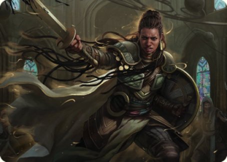 Shanna, Purifying Blade Art Card 1 [Dominaria United Art Series] | Black Swamp Games