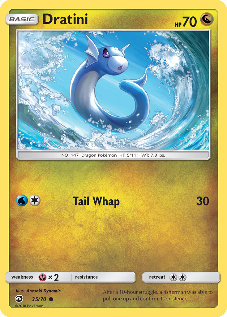 Dratini (35/70) [Sun & Moon: Dragon Majesty] | Black Swamp Games