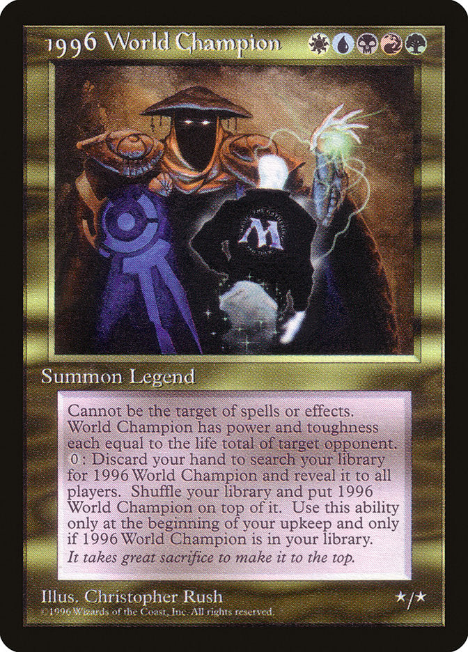 1996 World Champion [Celebration Cards] | Black Swamp Games