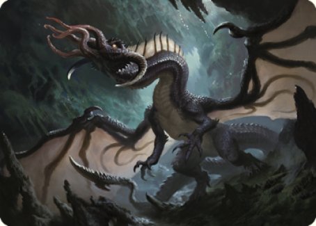 Brainstealer Dragon Art Card [Commander Legends: Battle for Baldur's Gate Art Series] | Black Swamp Games