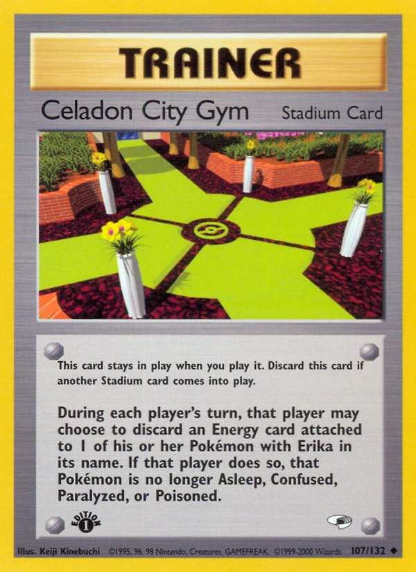 Celadon City Gym (107/132) [Gym Heroes 1st Edition] | Black Swamp Games