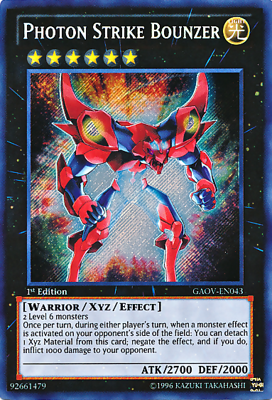 Photon Strike Bounzer [GAOV-EN043] Secret Rare | Black Swamp Games