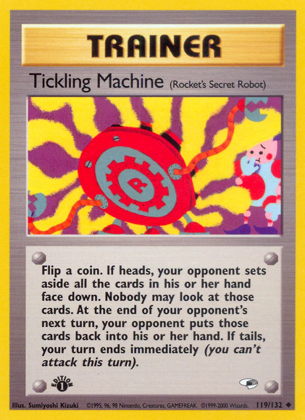 Tickling Machine (119/132) [Gym Heroes 1st Edition] | Black Swamp Games
