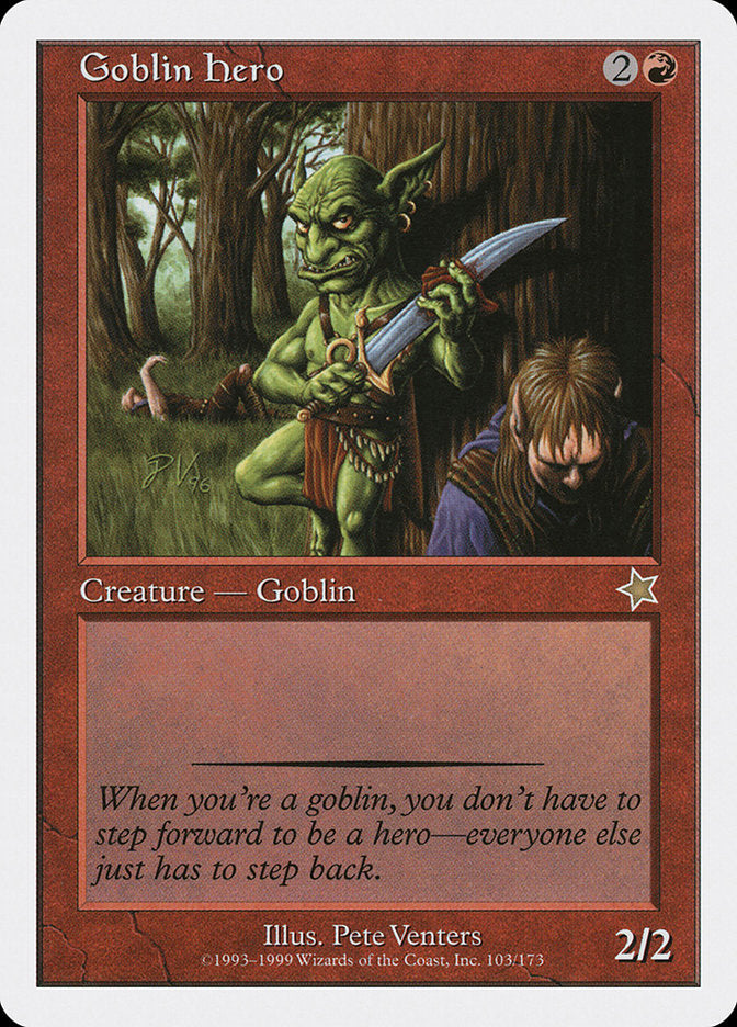 Goblin Hero [Starter 1999] | Black Swamp Games