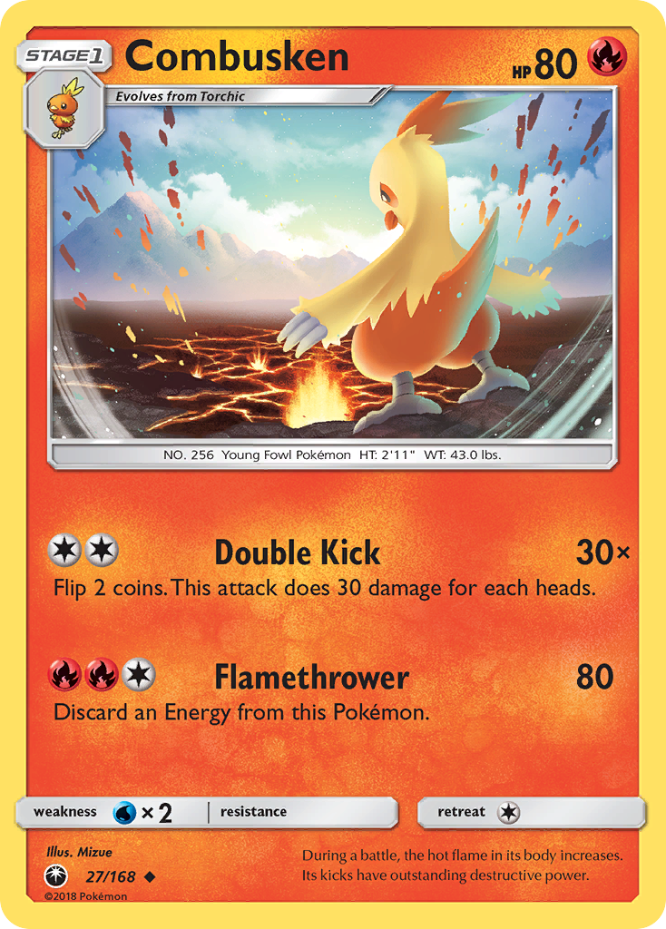 Combusken (27/168) [Sun & Moon: Celestial Storm] | Black Swamp Games