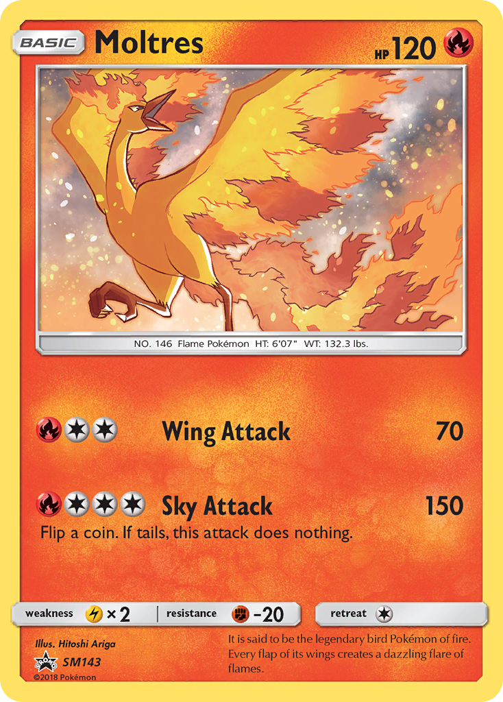 Moltres (SM143) [Sun & Moon: Black Star Promos] | Black Swamp Games