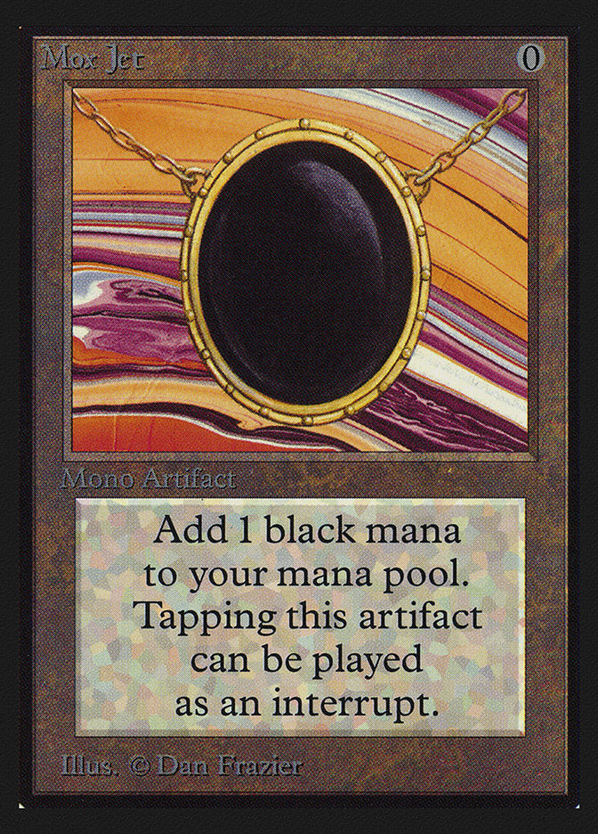 Mox Jet (Black Stone) [International Collectors’ Edition] | Black Swamp Games