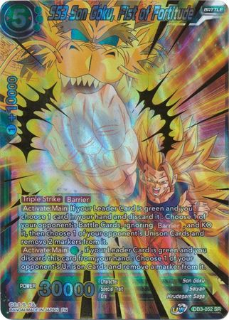 SS3 Son Goku, Fist of Fortitude [DB3-052] | Black Swamp Games
