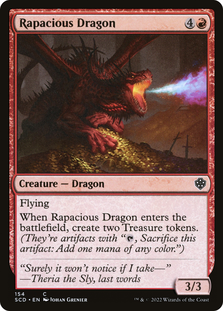 Rapacious Dragon [Starter Commander Decks] | Black Swamp Games