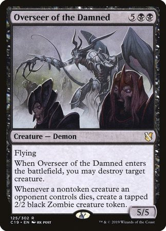 Overseer of the Damned [Commander 2019] | Black Swamp Games