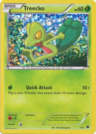 Treecko (1/12) [McDonald's Promos: 2015 Collection] | Black Swamp Games