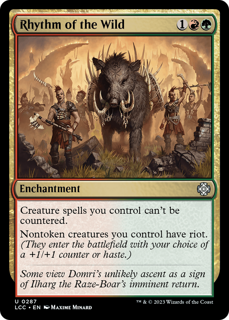 Rhythm of the Wild [The Lost Caverns of Ixalan Commander] | Black Swamp Games